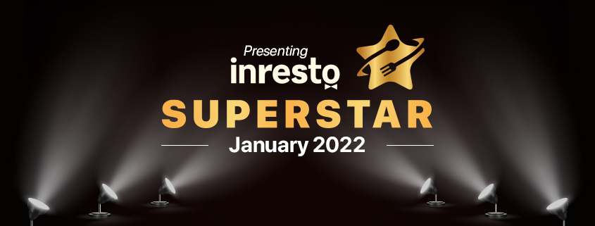 Congratulations on winning the inresto Superstar, Jan 2022